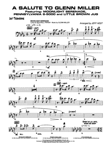 A Salute to Glenn Miller: 1st Trombone