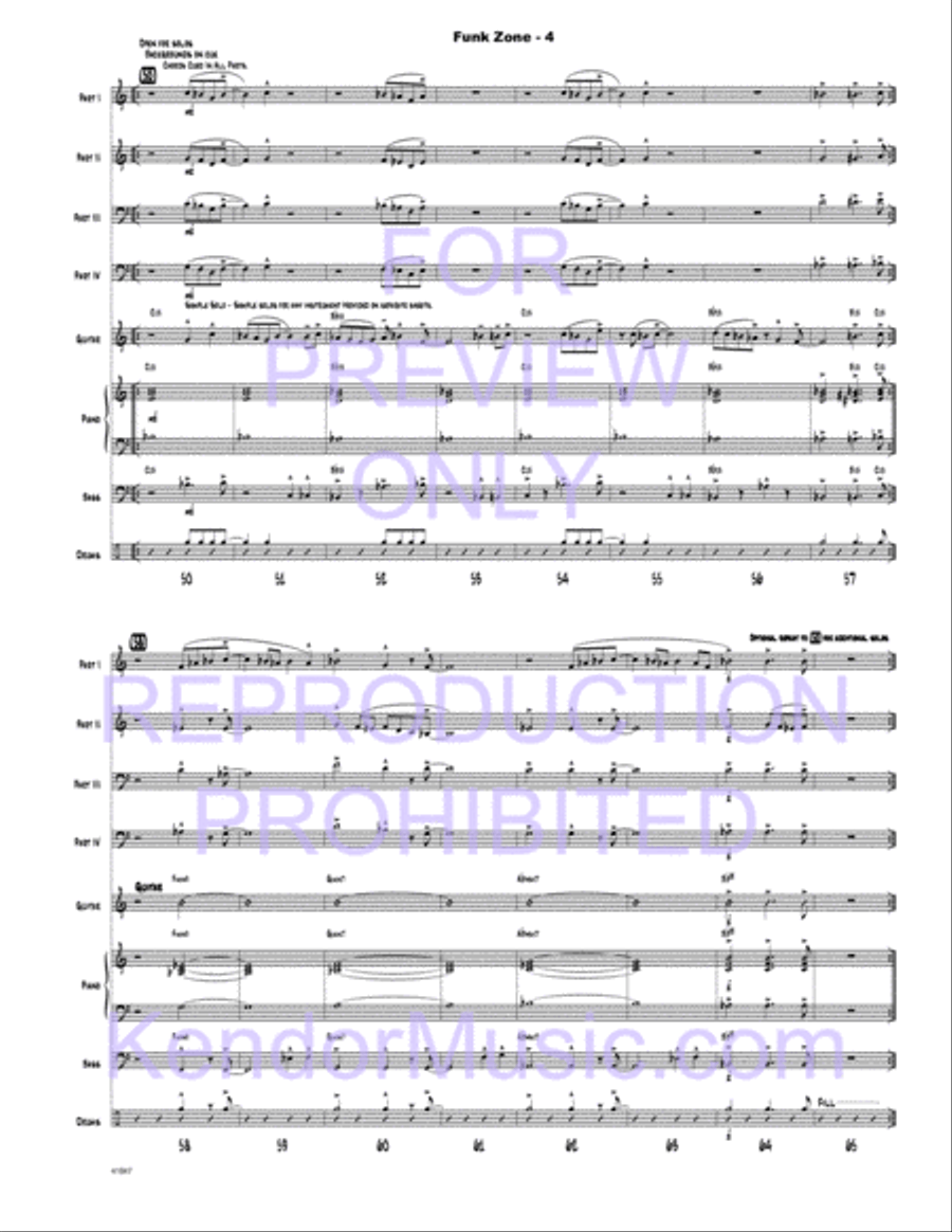 Funk Zone Jazz Ensemble scores gallery preview page 7