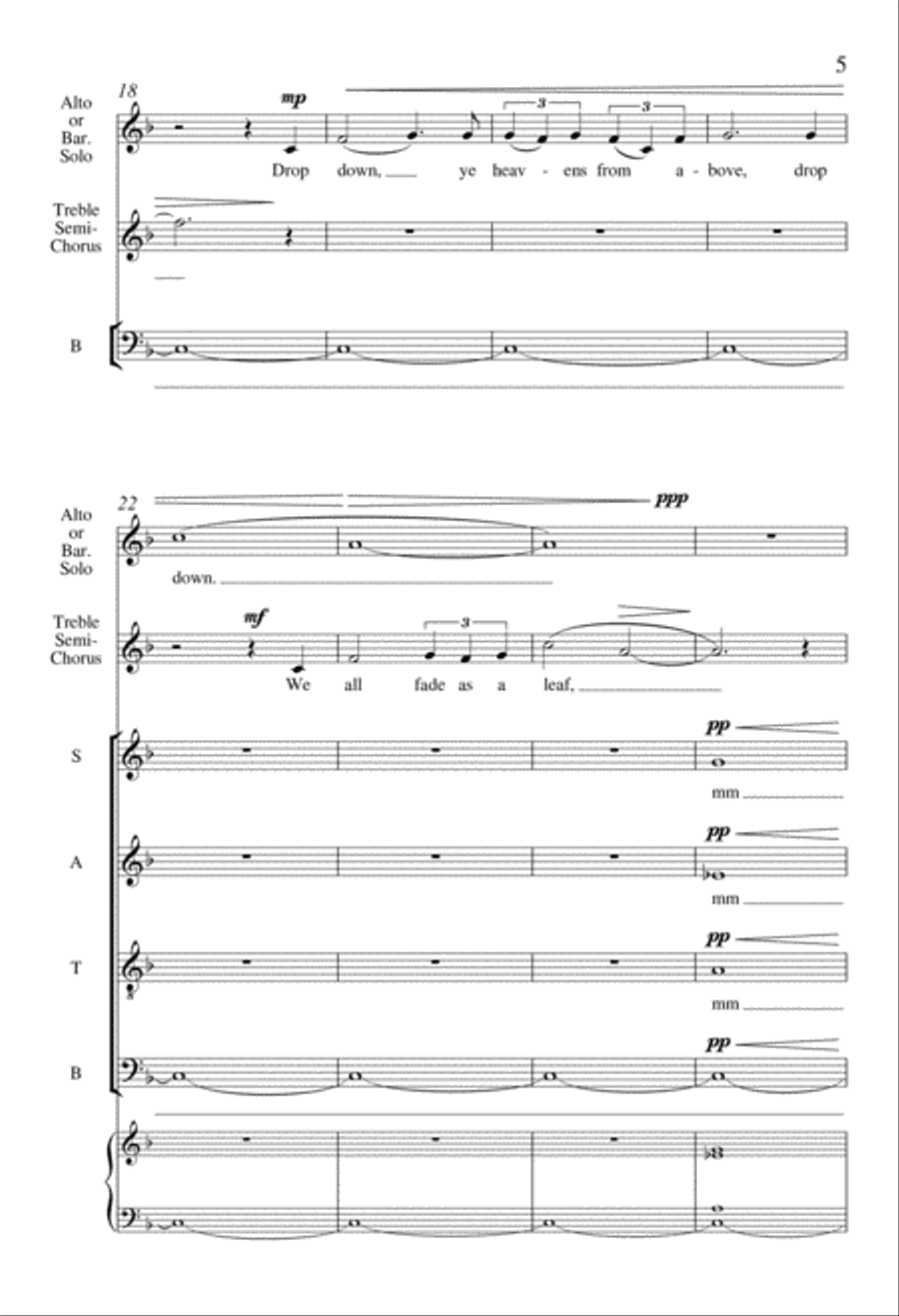 Drop Down, Ye Heavens Divisi scores gallery preview page 3