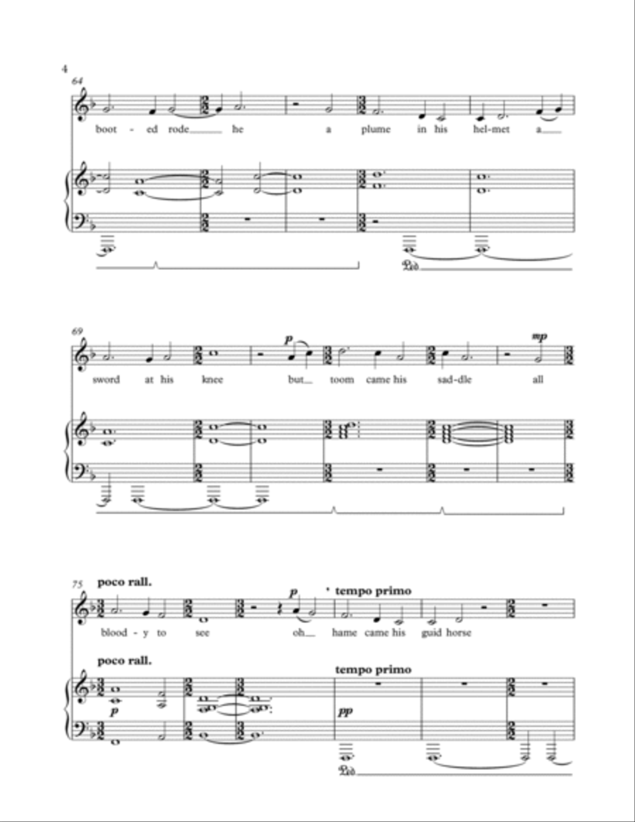 Bonnie George Campbell for voice and piano Voice Solo scores gallery preview page 4