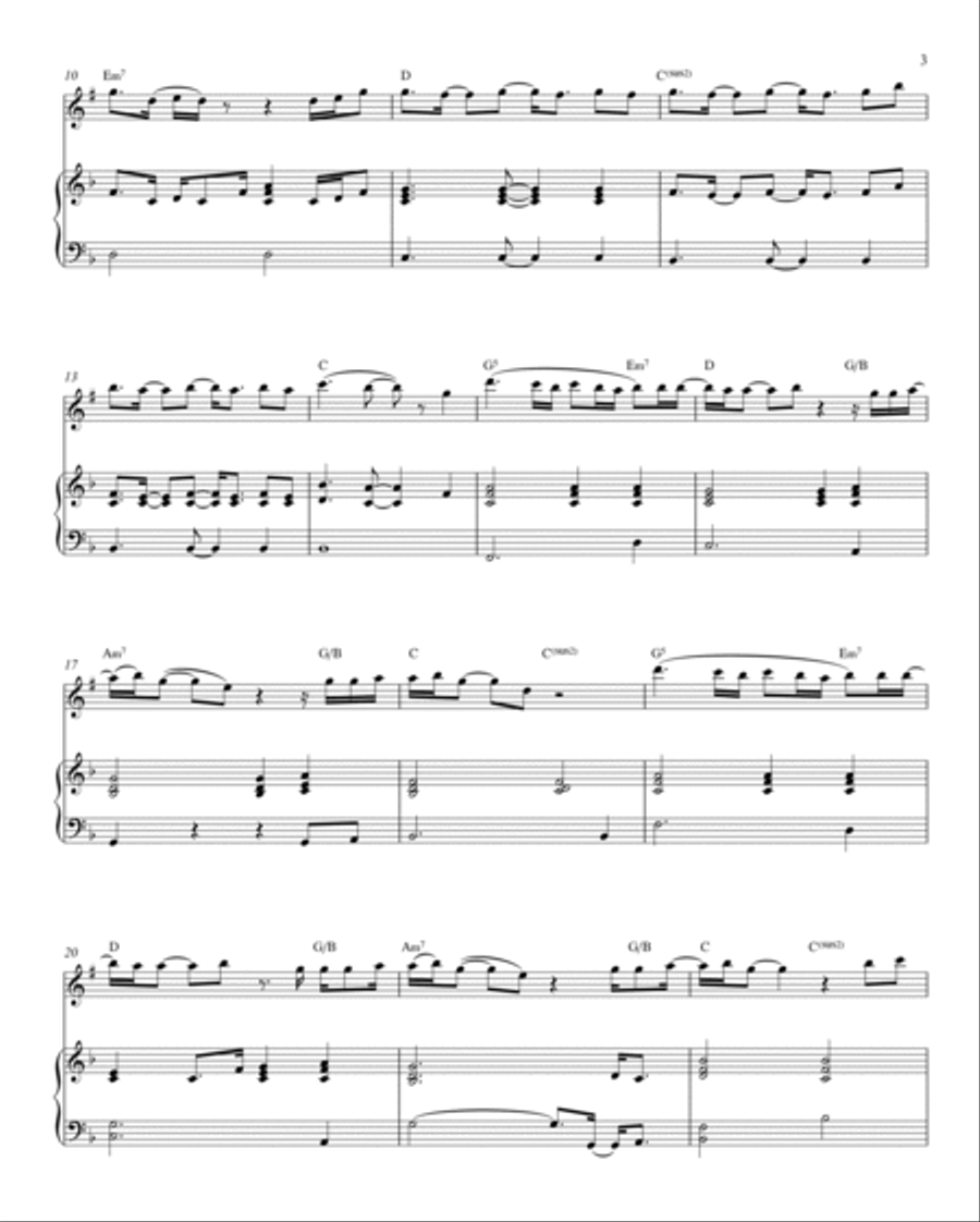 Easy On Me Small Ensemble scores gallery preview page 3
