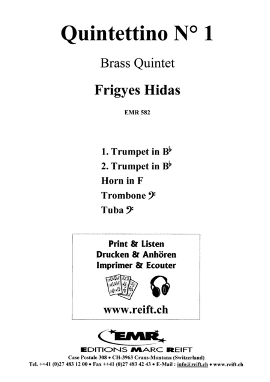 Quintettino No. 1 Quintettino No. 1 Brass Quintet scores gallery preview page 6
