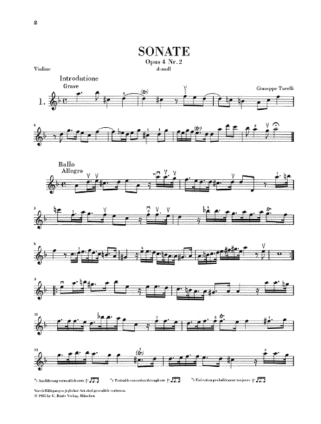 Italian Violin Music of the Baroque Era – Volume I