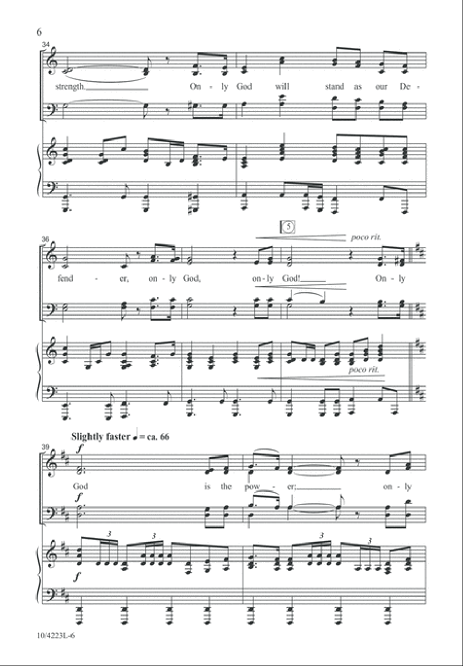 Only God 4-Part scores gallery preview page 6