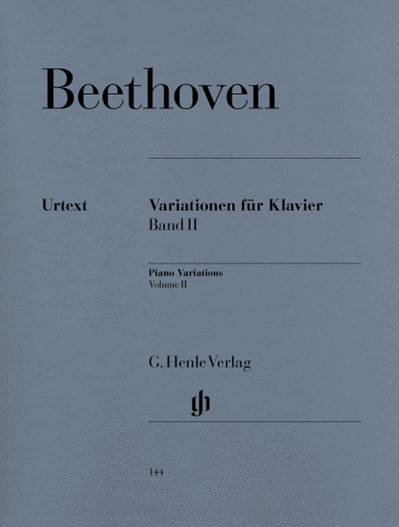 Ludwig van Beethoven: Variations for Piano, Volume II