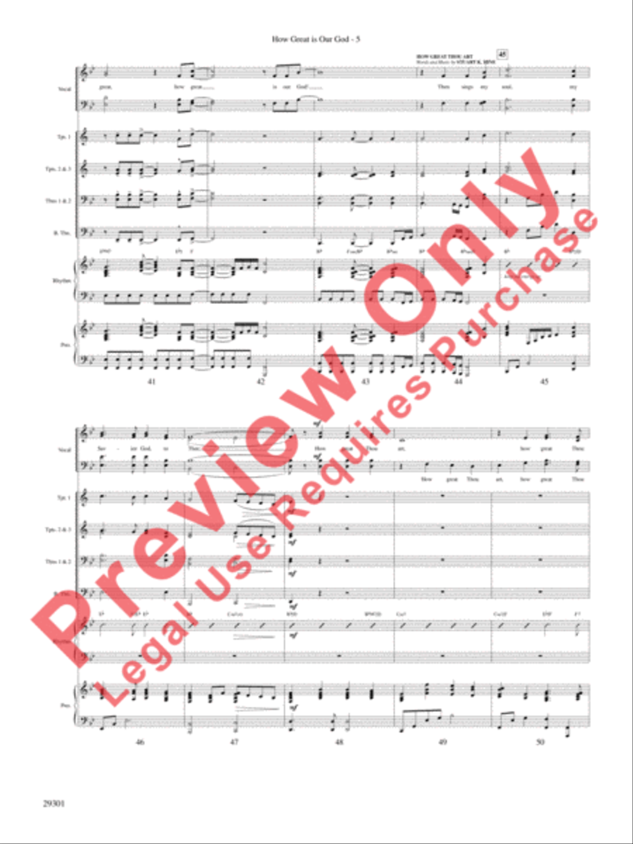 How Great Is Our God How Great Is Our God Choir scores gallery preview page 6