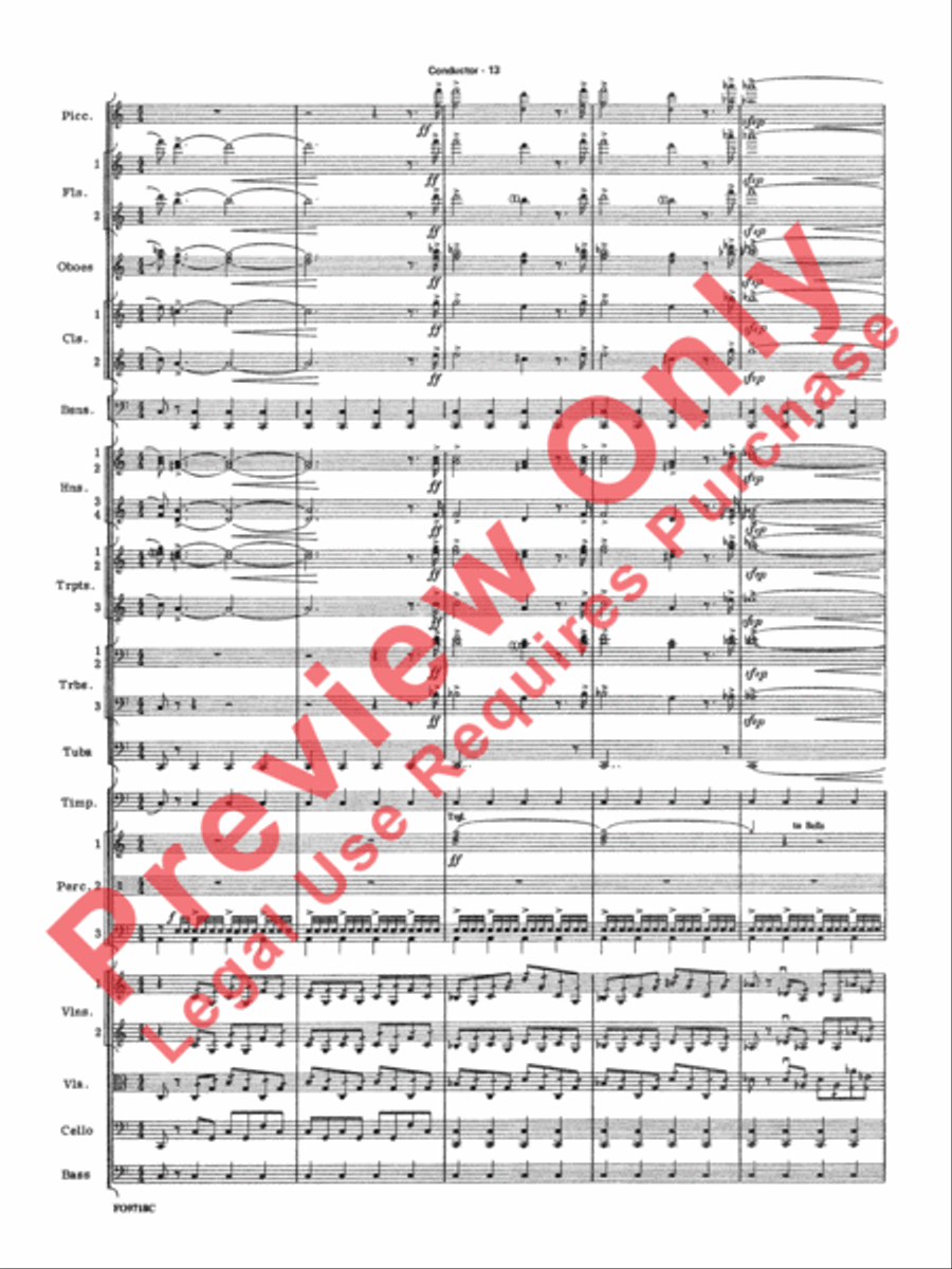 The Empire Strikes Back Medley Full Orchestra scores gallery preview page 16