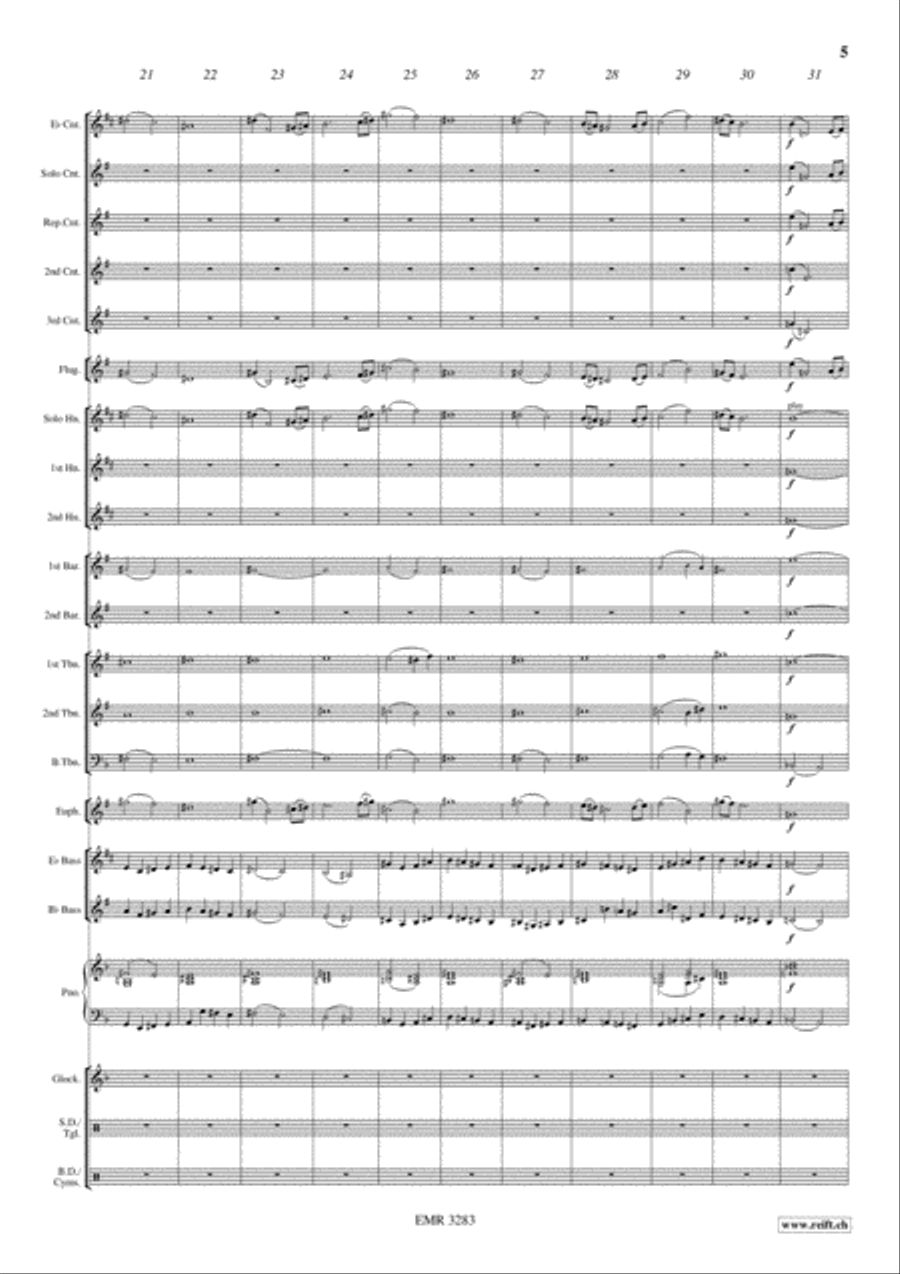 Solemn Prelude Brass Band scores gallery preview page 6