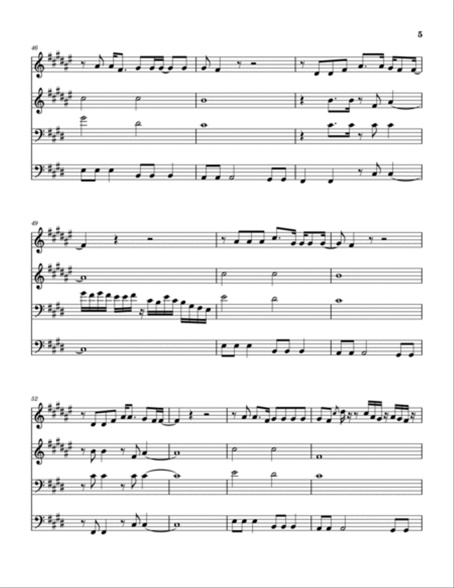 Camarillo Brillo Brass Quartet scores gallery preview page 6