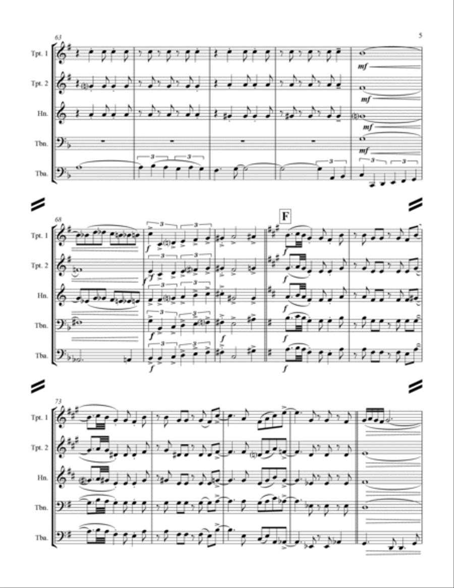 The Girl From Ipanema (Garota De Ipanema) The Girl From Ipanema (Garota De Ipanema) Brass Ensemble scores gallery preview page 6