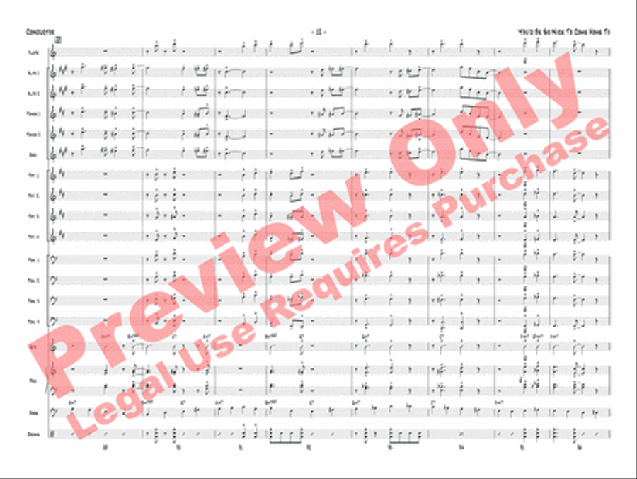 You'd Be So Nice to Come Home To Jazz Ensemble scores gallery preview page 33