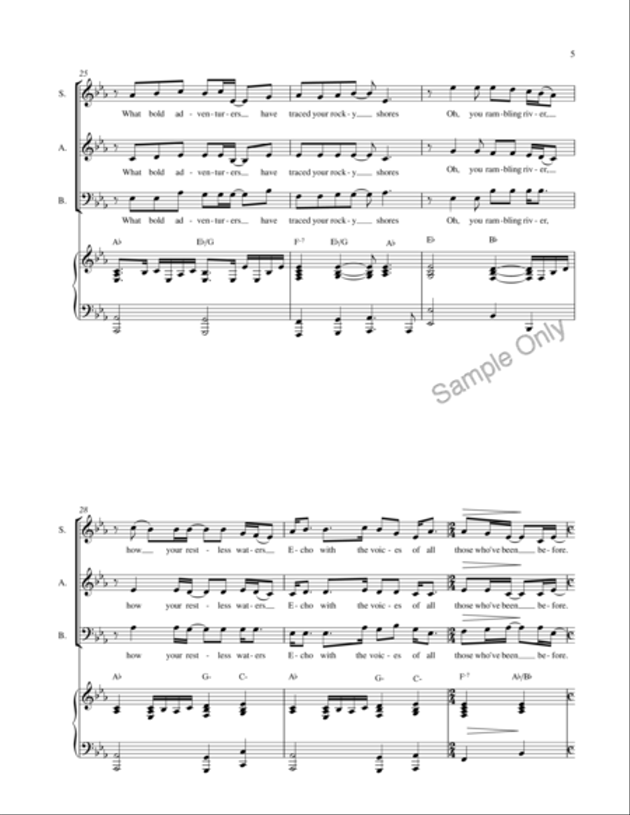 Ghost Of Simon Fraser Doesn't Exist 3-Part scores gallery preview page 6