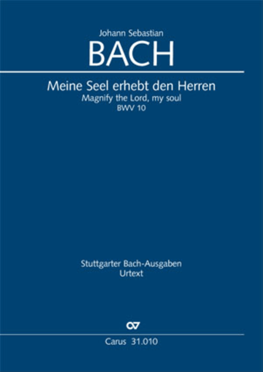 Magnify the Lord, my soul (Meine Seel erhebt den Herren) 4-Part scores gallery preview page 1