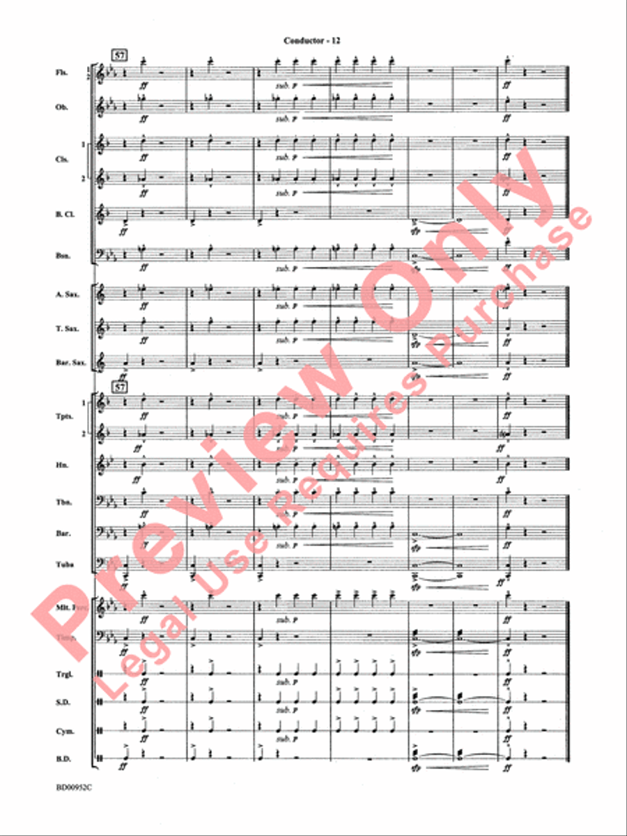 In the Hall of the Mountain King Concert Band scores gallery preview page 15