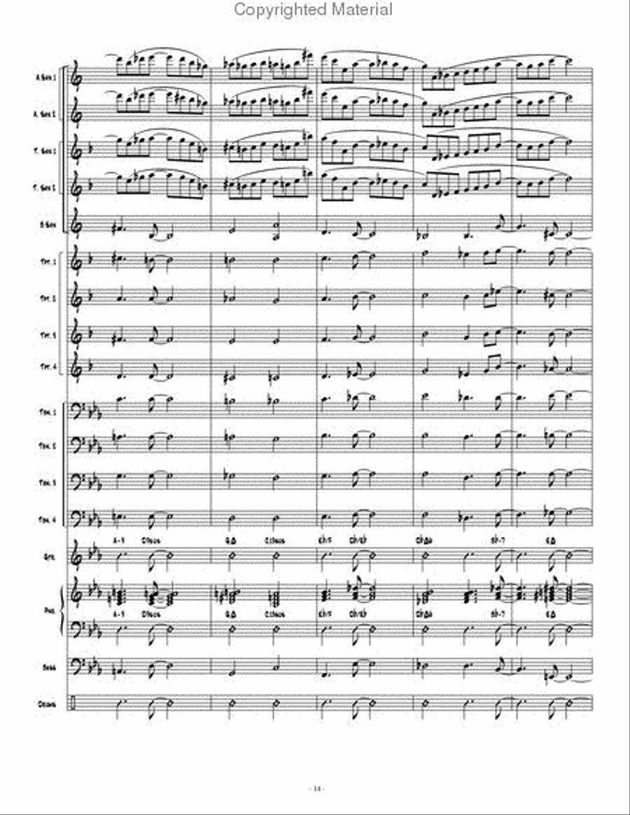 City Lights Jazz Ensemble scores gallery preview page 15