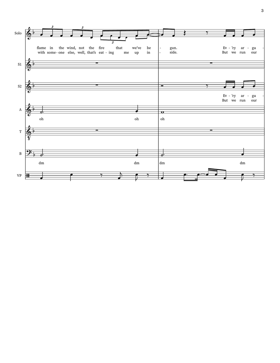 Happier (Feat. Bastille) Small Ensemble scores gallery preview page 3