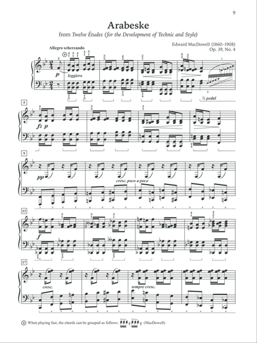 Classics for the Advancing Pianist -- Edward MacDowell, Book 3 Piano Solo scores gallery preview page 7