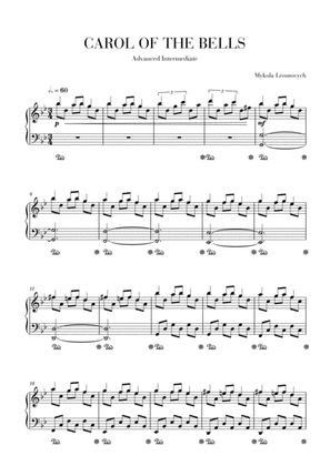 Carol of the Bells - Advanced intermediate piano