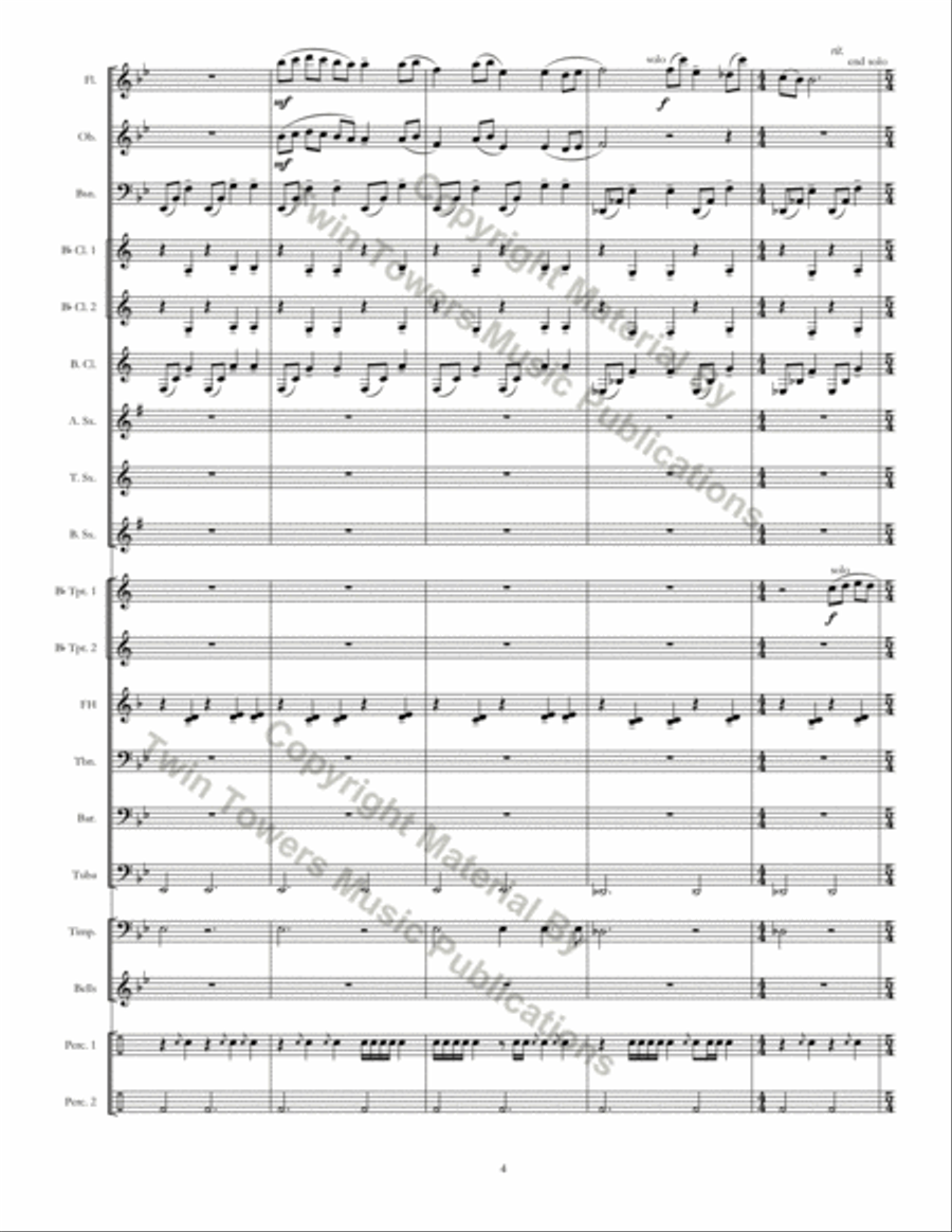 Memento Concert Band scores gallery preview page 5
