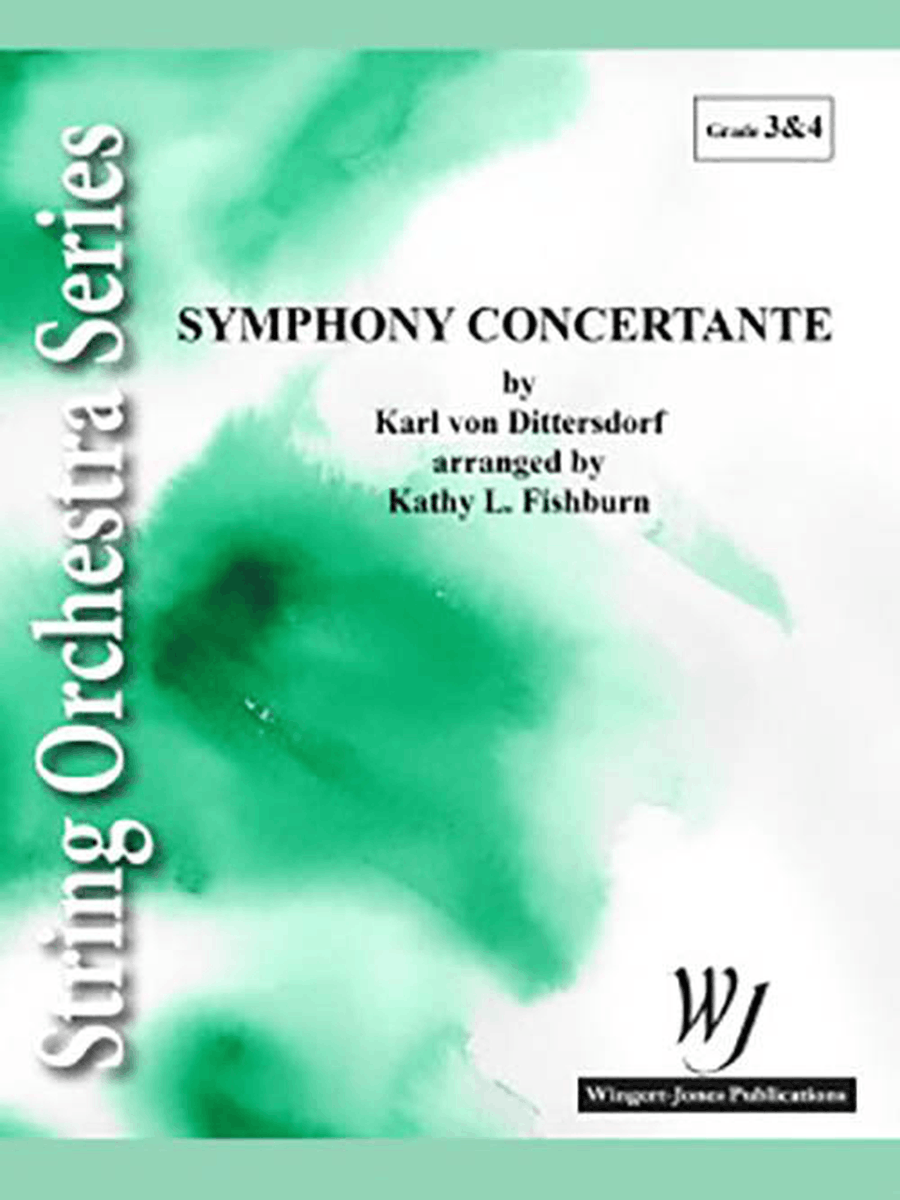 Symphony Concertante (Score) String Orchestra scores gallery preview page 1