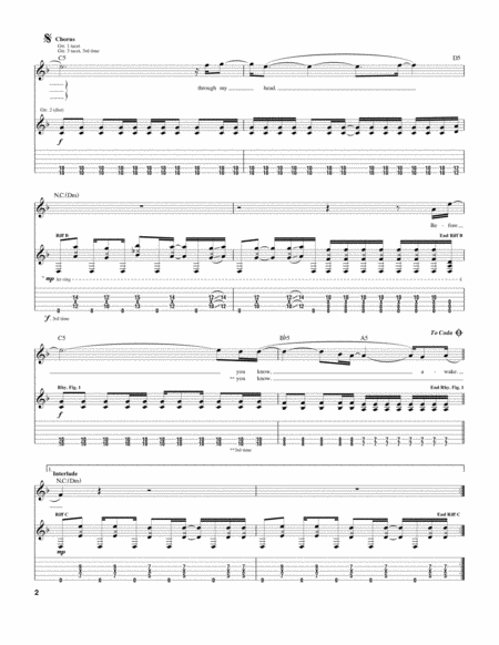 Spiders by System of a Down - Drum Set - Digital Sheet Music