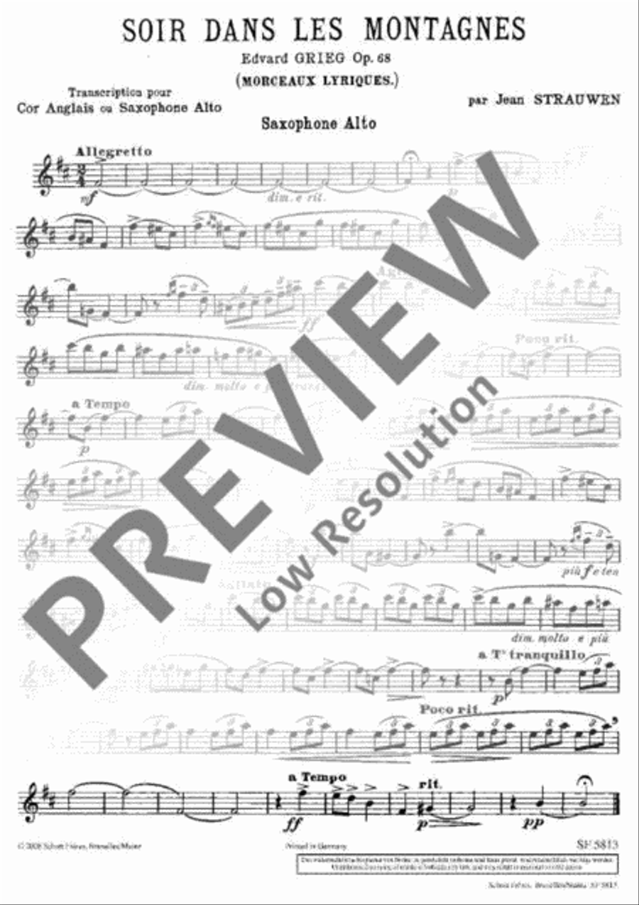 Evening in the Mountains Evening in the Mountains English Horn scores gallery preview page 9