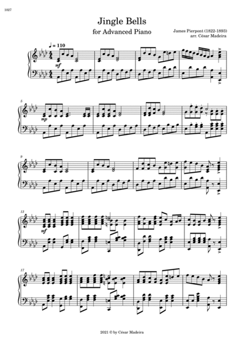 Jingle Bells - Advanced Piano (Full Score) image number null