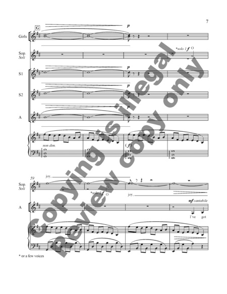 Words of Strength (Choral Score) image number null