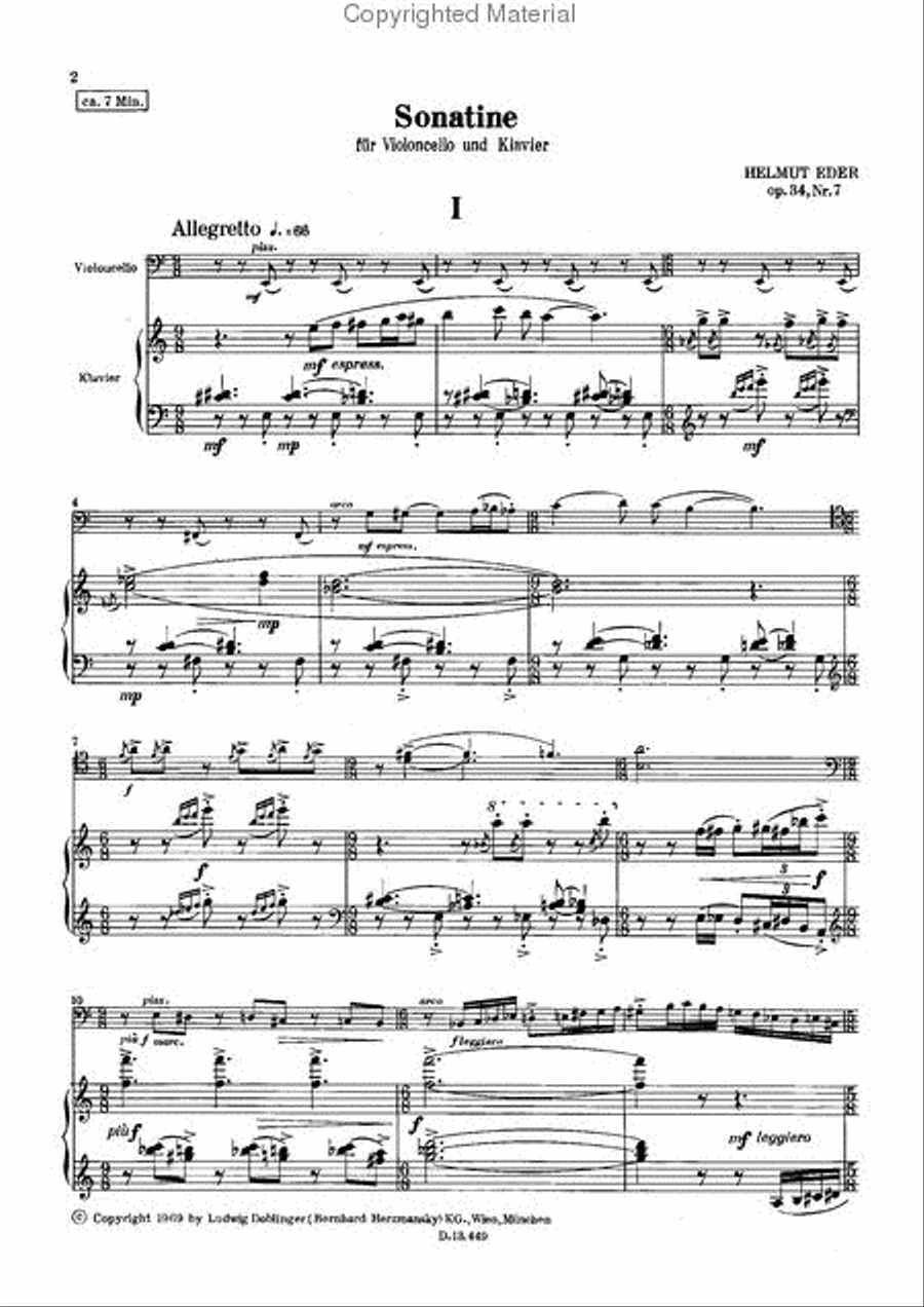 Sonatine op. 34 / 7 Piano scores gallery preview page 2