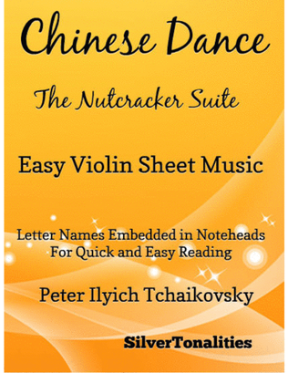 Book cover for Chinese Dance Nutcracker Suite Easy Violin Sheet Music