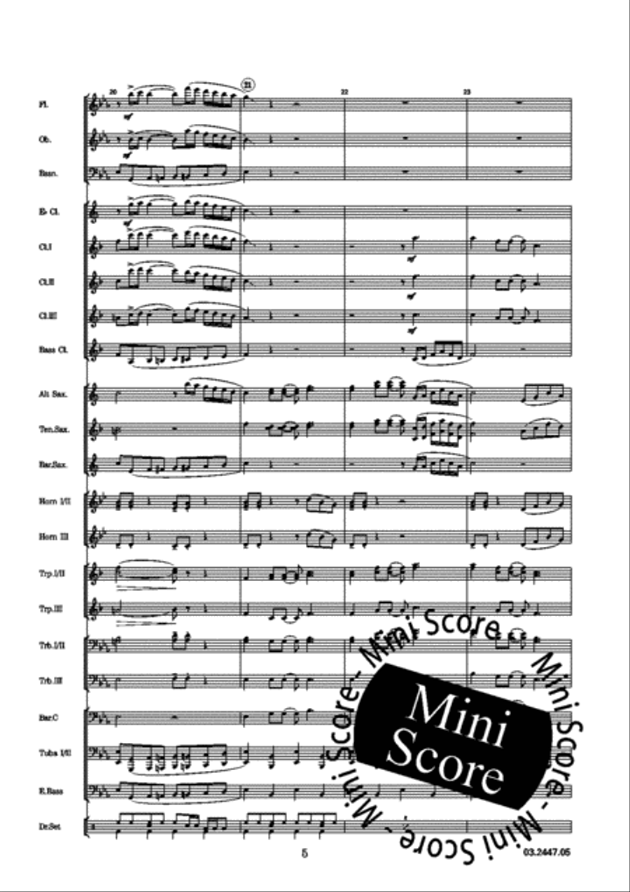 Happy Days Are Here Again Big Band scores gallery preview page 10