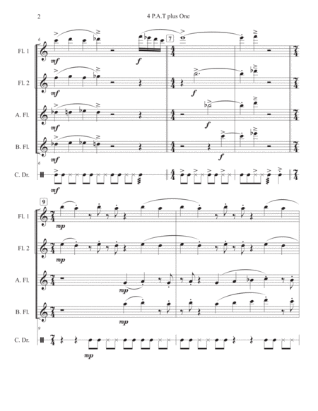 4Pat+1 (Flute Quartet & Conga) image number null