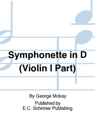Symphonette in D (Violin I Part)