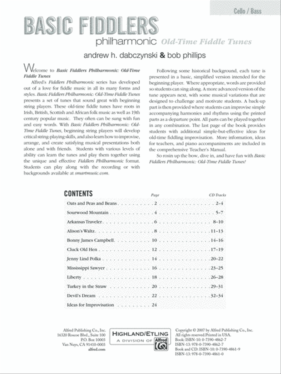 Basic Fiddlers Philharmonic Old-Time Fiddle Tunes String Orchestra scores gallery preview page 5