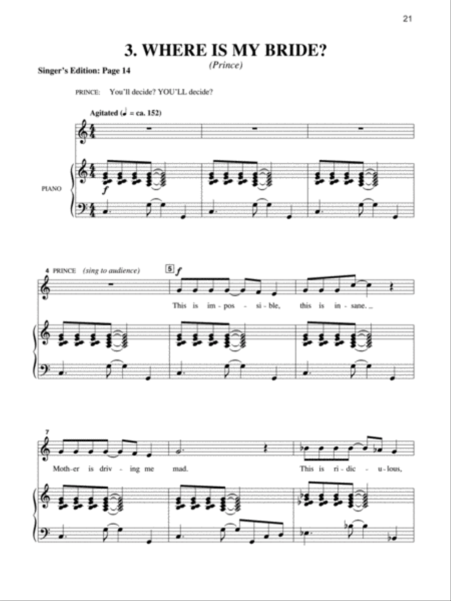 The Princess and the Pea - CD Preview Pak Choir scores gallery preview page 3