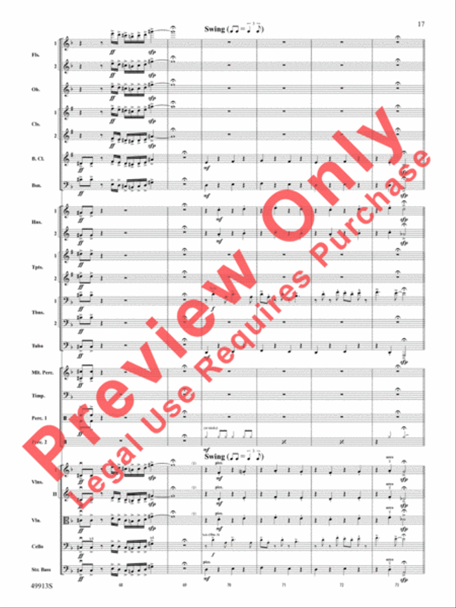 Fantastic Beasts -- The Secrets of Dumbledore Full Orchestra scores gallery preview page 18