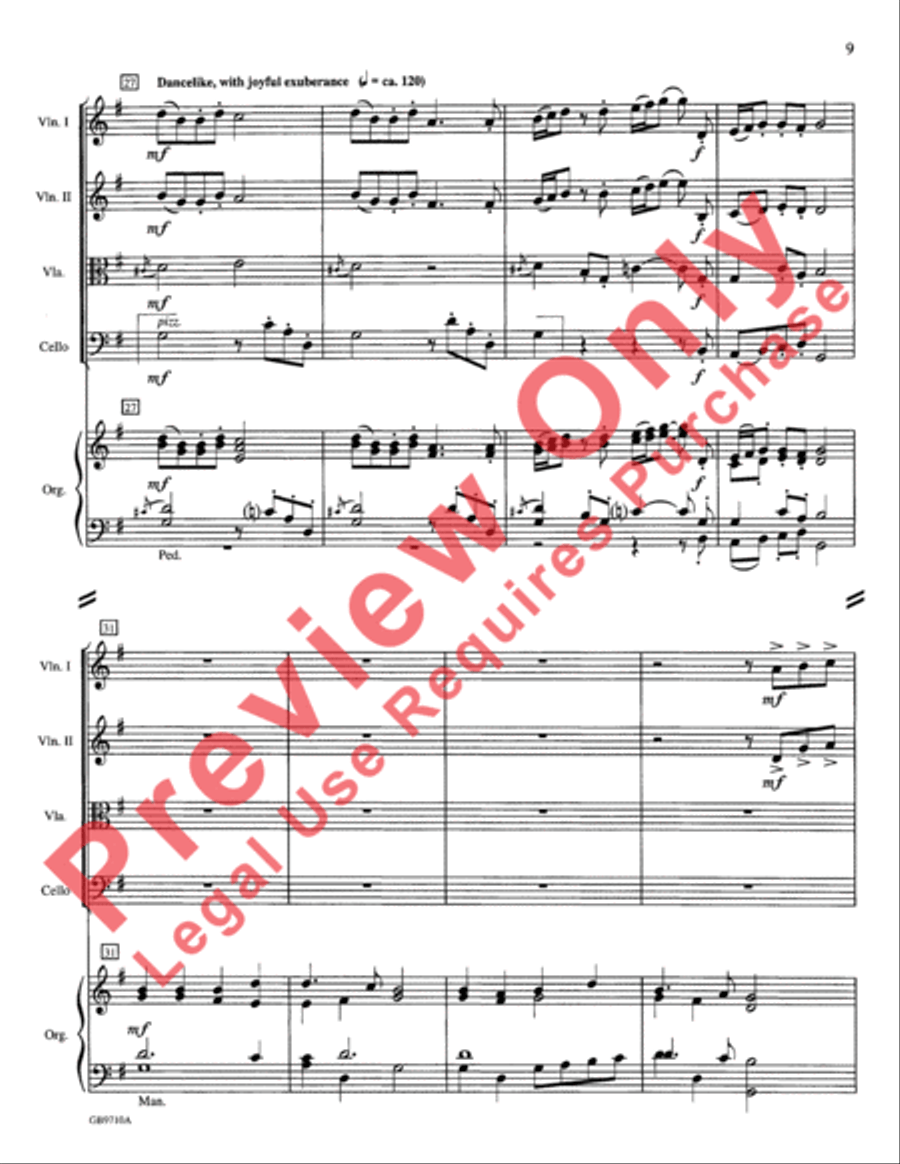 A Festival of Lessons and Carols Choir scores gallery preview page 10