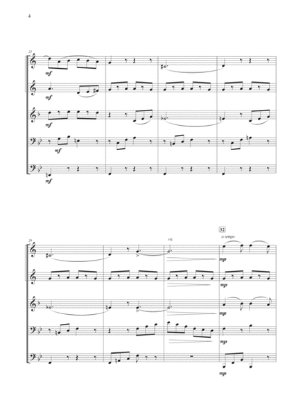 Offenbach's Barcarolle for Brass Quintet image number null