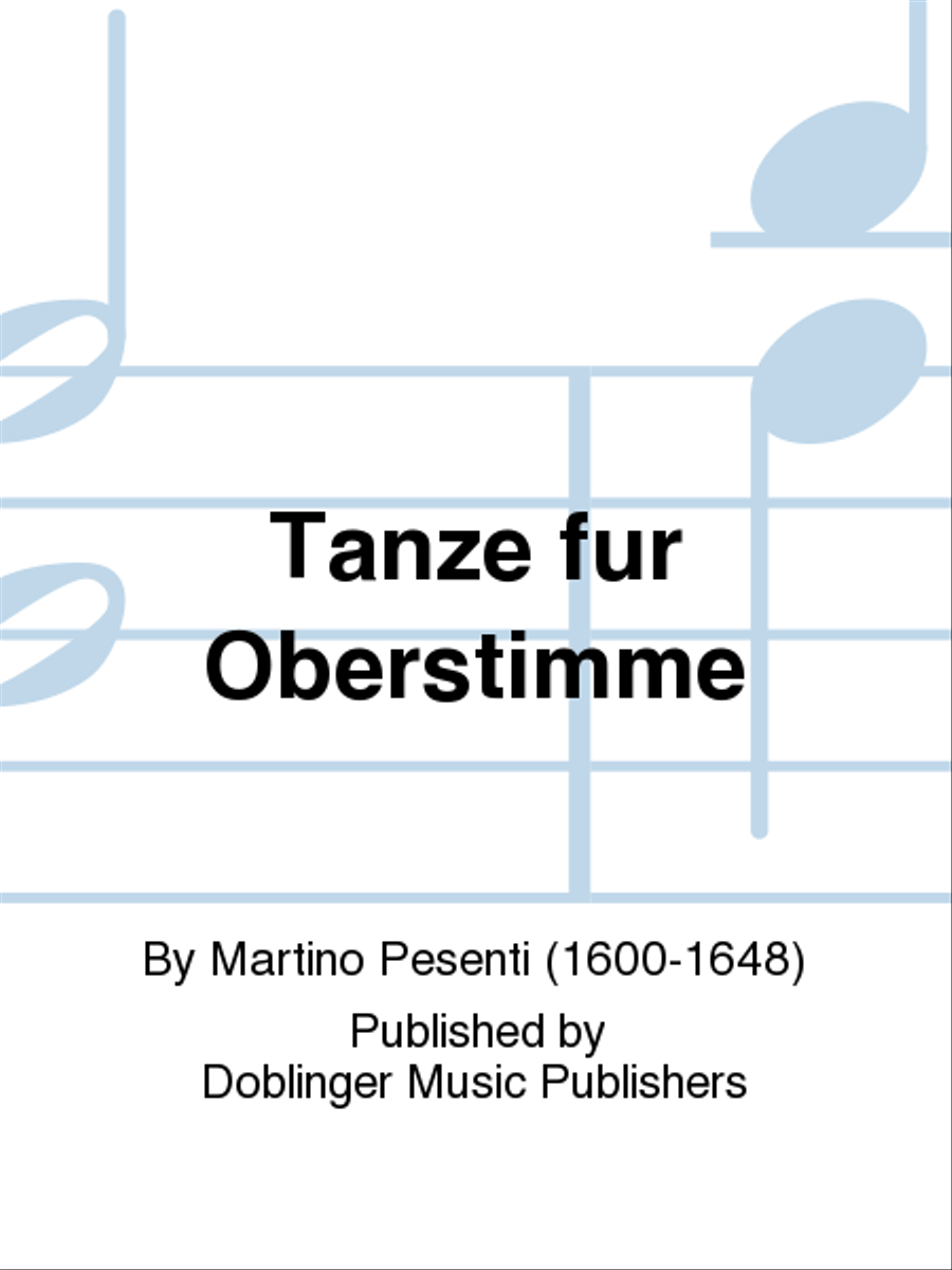 Tanze fur Oberstimme Flute scores gallery preview page 1