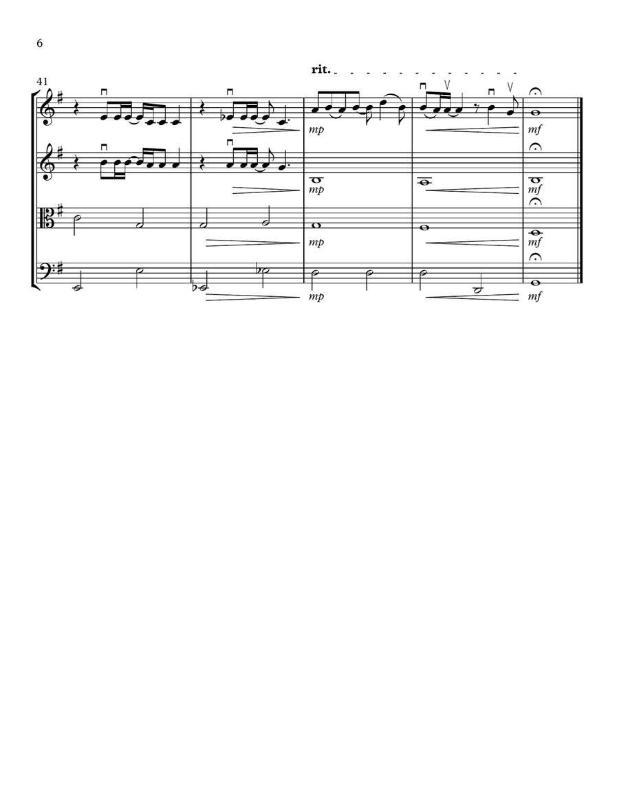 Sexo, Pudor Y Lagrimas String Quartet scores gallery preview page 6