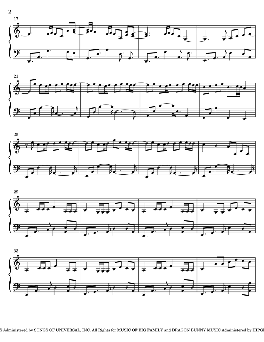 Espresso Piano Solo scores gallery preview page 2