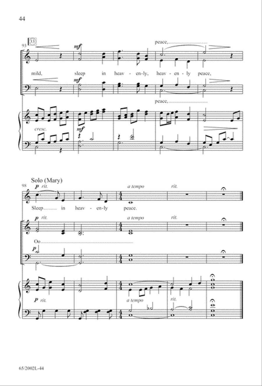 And This Shall Be a Sign And This Shall Be a Sign 4-Part scores gallery preview page 45