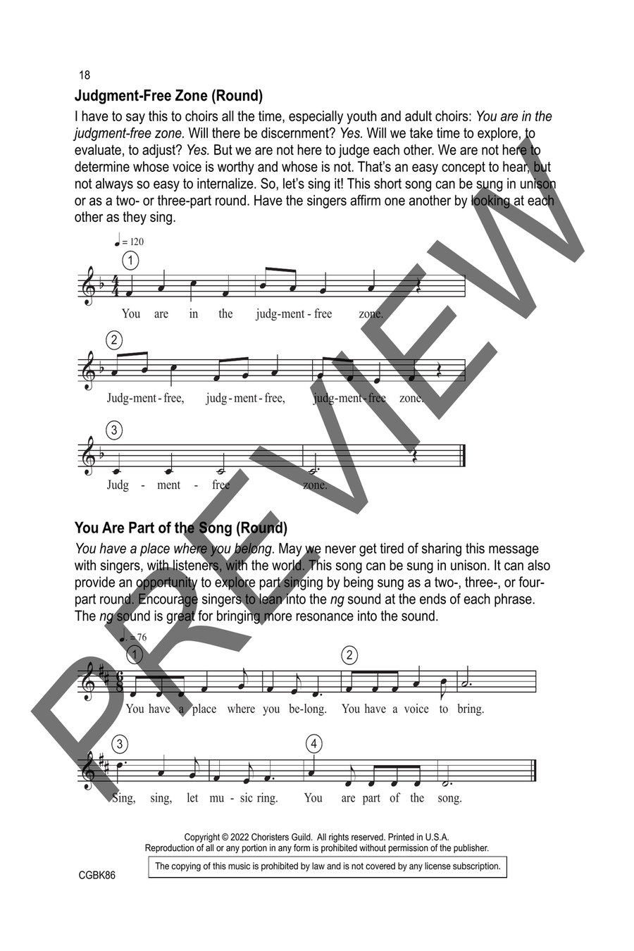 The Little Book of Ups Collection / Songbook scores gallery preview page 7