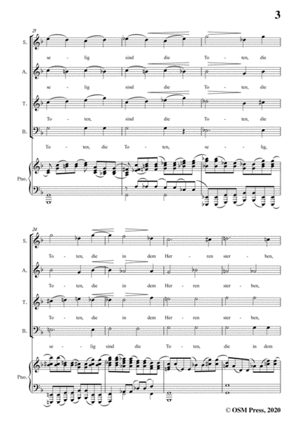 Brahms-Ein deutsches Requiem(A German Requiem),Op.45 No.7,for Voices,Mixed Chorus&Piano image number null