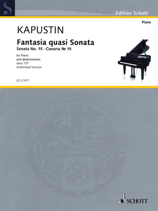 Book cover for Fantasia quasi Sonata Op. 127 (Sonata No. 15)