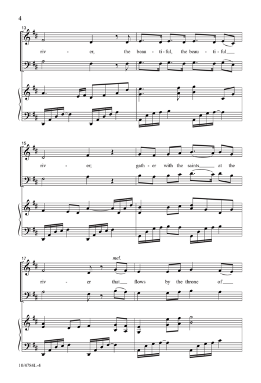 Shall We Gather at the River? Shall We Gather at the River? 4-Part scores gallery preview page 4