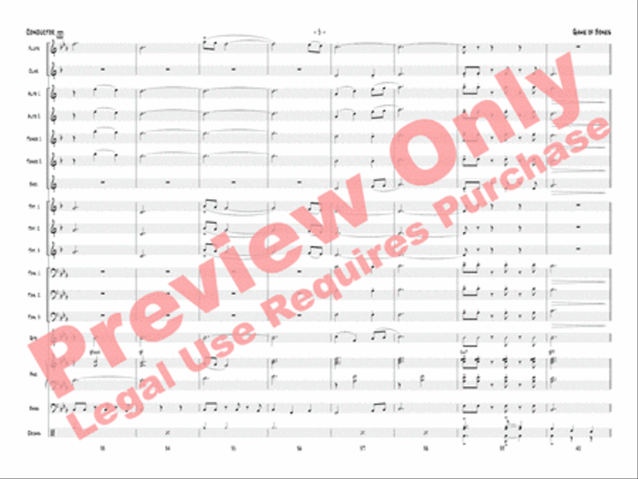 Game of Bones Game of Bones Jazz Ensemble scores gallery preview page 8