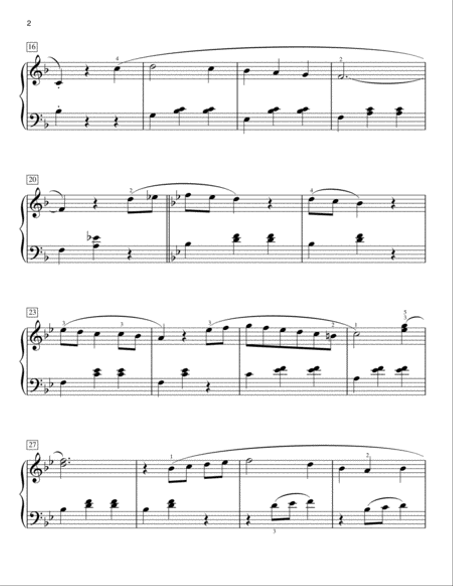 Oh Where, Oh Where Has My Little Dog Gone [Classical version] (arr. Phillip Keveren) Easy Piano scores gallery preview page 2