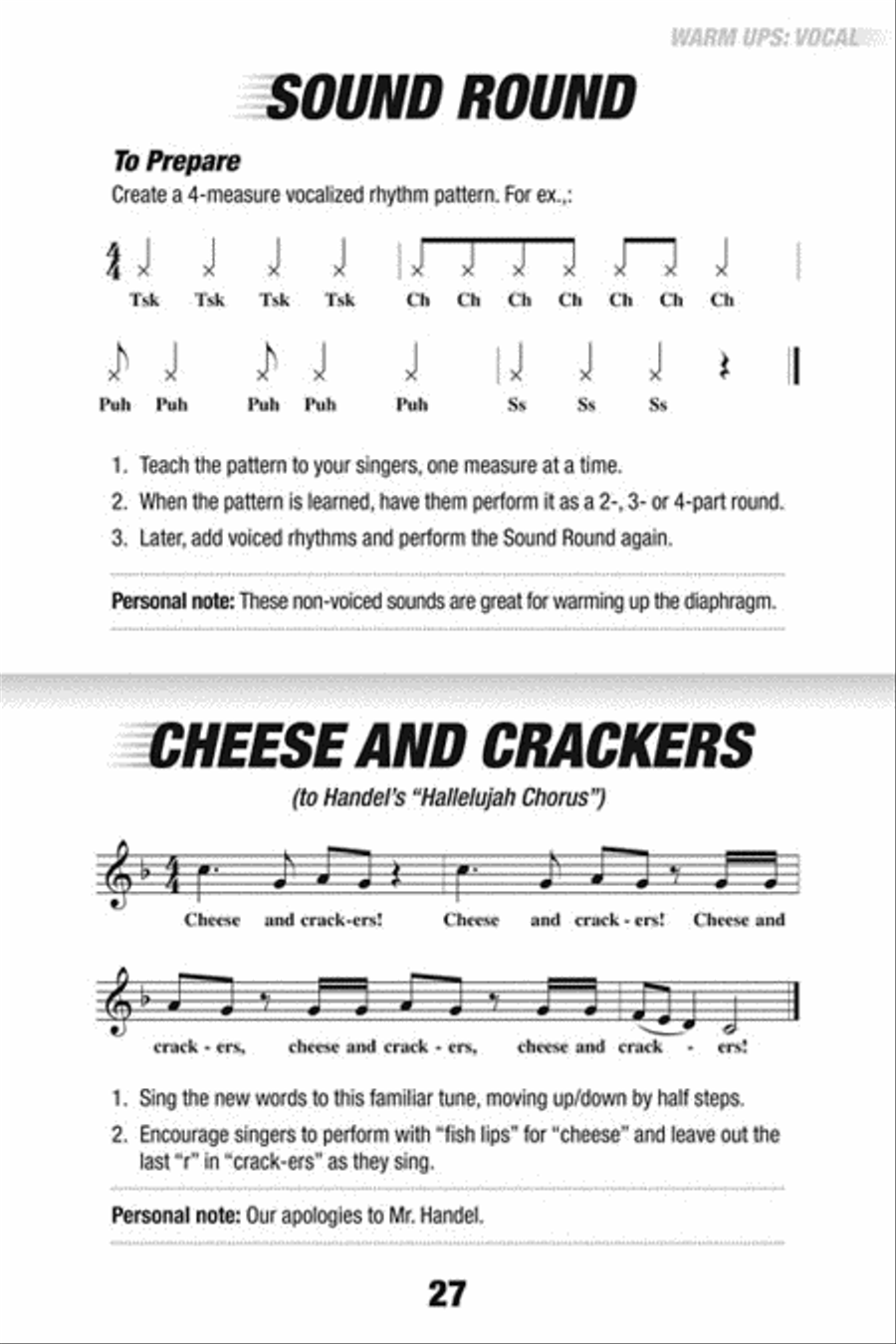 Quick Starts for Young Choirs Children's Choir scores gallery preview page 5