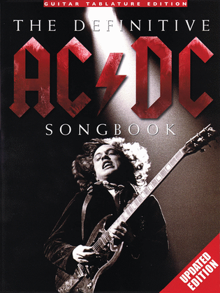 Book cover for The Definitive AC/DC Songbook